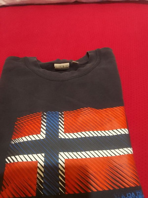 Napapijri men's black sweatshirt like new, size XL