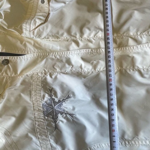 White Chiemsee jacket like new, size M, with embroidered details