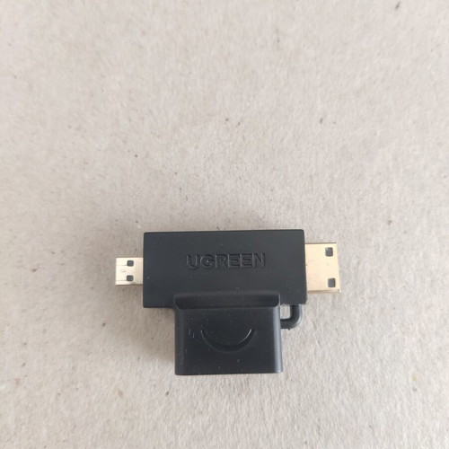 Ugreen microHDMI/miniHDMI to HDMI female adapter like new