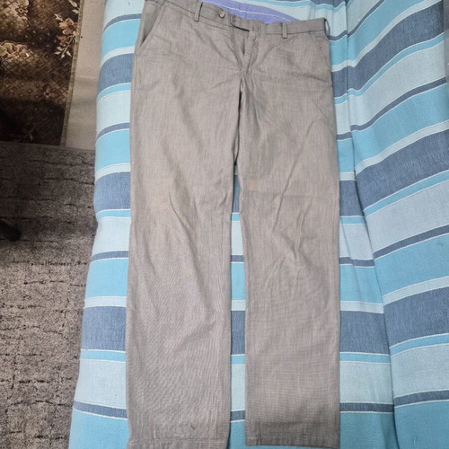 Massimo Dutti men's summer pants, light grey, size 32