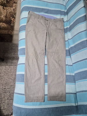 Massimo Dutti men's summer pants, light grey, size 32