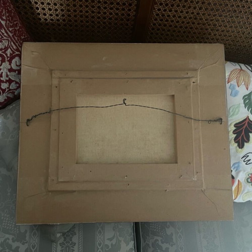 Authentic medium-sized oil painting like new