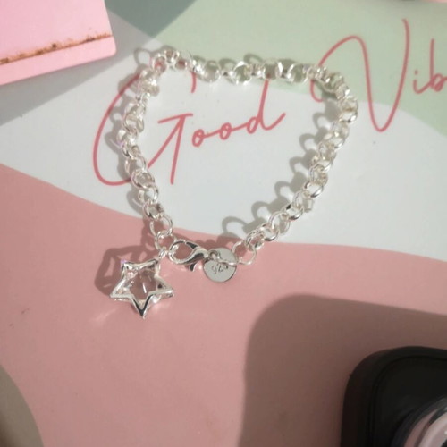 Bracelet silver plated 925, new, 20 cm