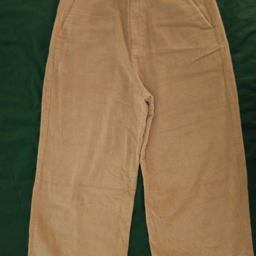 Reserved beige corduroy palazzo fit pants XL like new