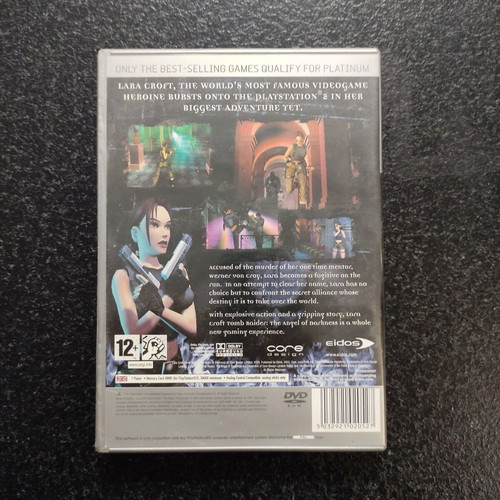 Lara Croft Tomb Raider The Angel of Darkness PS2 game, Platinum edition