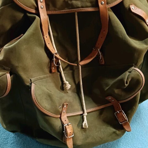 Scout uniform 1910 and backpack 1950 used