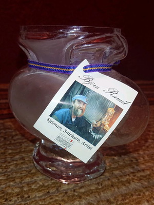 Bjorn Ramel SEA Handcrafted Glass Vase New