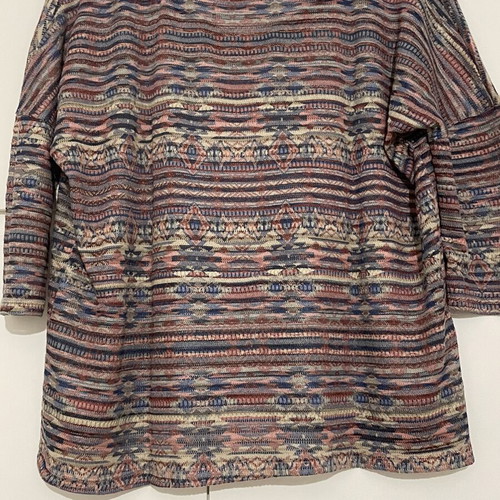 Zara Trafaluc multicolor knitted baggy blouse like new
