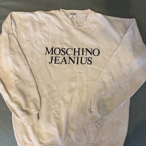 Moschino sweatshirt white, like new, size L