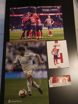 Real and Atletico Madrid memorabilia used, 2018-2019 season