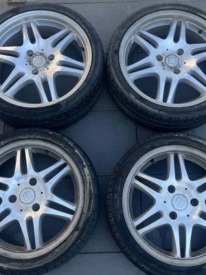 Ζάντες Smart 451 Brabus μεταχειρισμένες, 17" και 16" με μία ραγισμένη