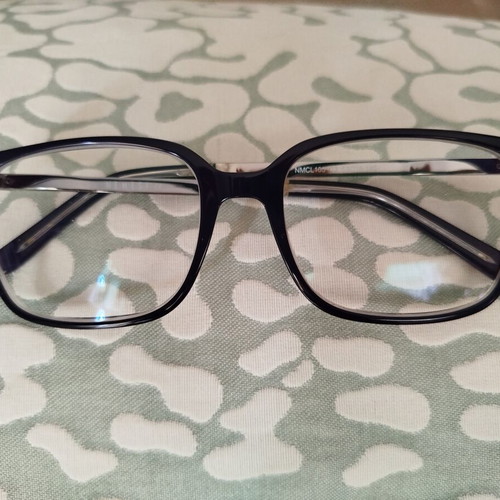 Nemesi NMCL105 C3 acetate eyeglass frame like new, dark blue transparent