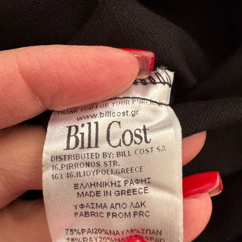Bill Cost Black Midi Dress XL Like New