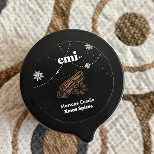 Massage Candle Xmas Spices new, aromatic with oils for massage