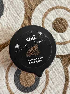 Massage Candle Xmas Spices new, aromatic with oils for massage