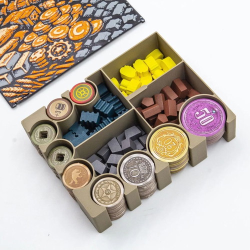 Scythe Board Game Organizer with Expansions and Promo Cards, new