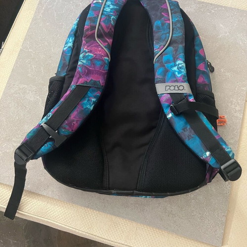 School backpack new, floral design