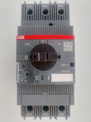 Thermal magnetic switch ABB 52-65A MS165-65 used