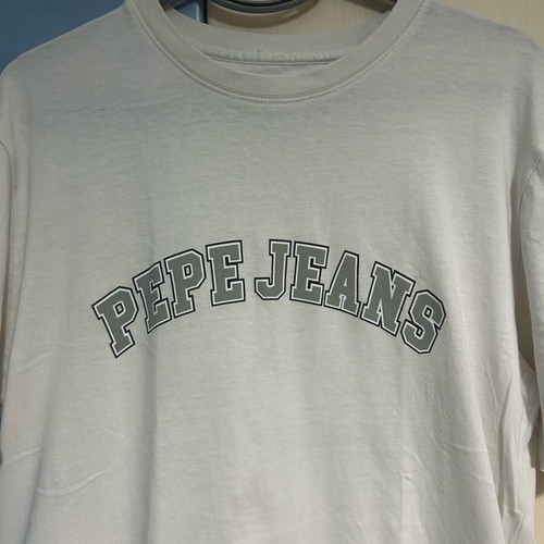 Pepe Jeans T-shirt like new, size M, white-grey