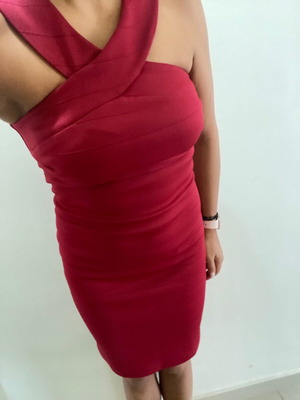 Bandage Dress My Tiffany Red Size L Like New