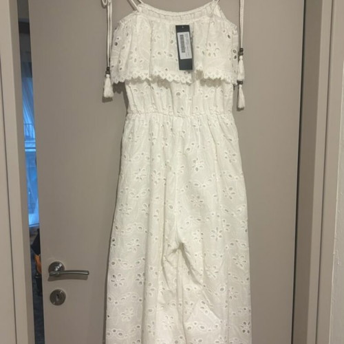 Broderie jumpsuit Dress2unDress new, white