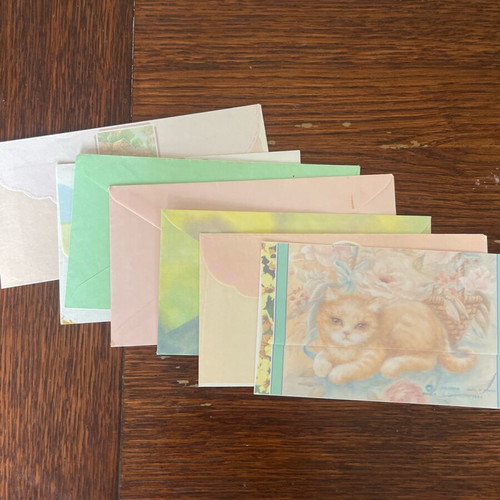 Used correspondence envelopes, pack of 7
