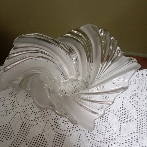Crystal fruit bowl timeless, like new