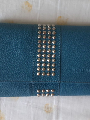 Manual Co blue handmade wallet new