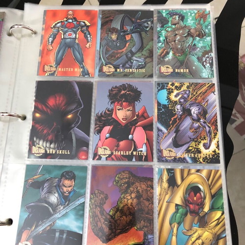 Marvel Onslaught 1996 Ultra Fleer Cards Complete Basic Set new