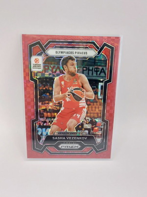2023-24 Euroleague Prizm Sasha Vezenkov red /75 like new