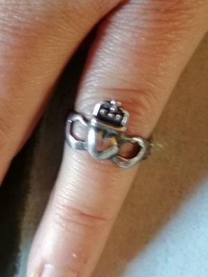 Silver 925 Irish Claddagh Ring new