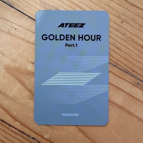 Ateez San Golden Hour Part 1 Makestar Kpop photo card