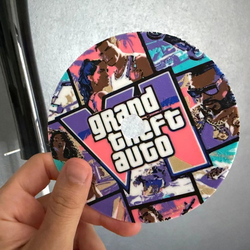 GTA VI 3D Printed Image of Missing Disk New