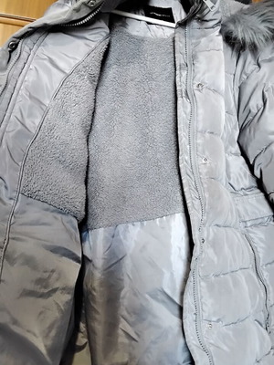 Women's jacket size 44 light gray slightly used