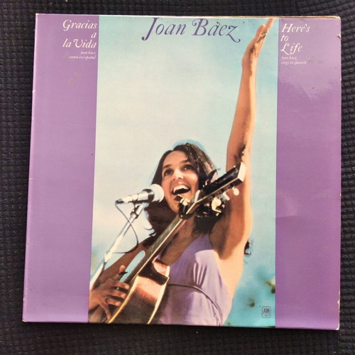 Joan Baez Gracias A La Vida vinyl record used, folk