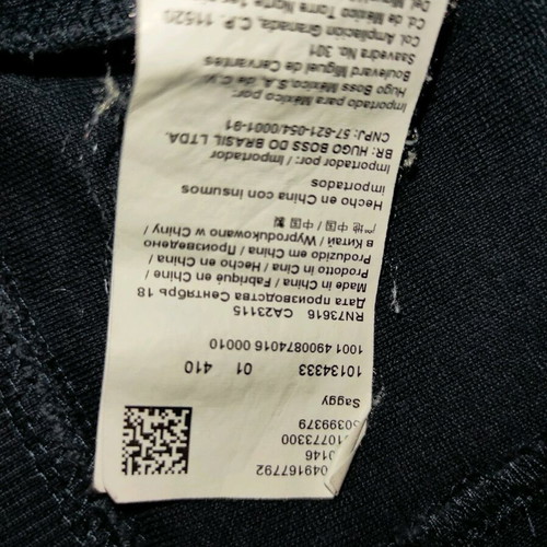 Boss men's hoodie jacket like new, large slim fit, blue