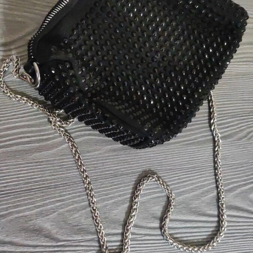 Women's handbag new, black, hand-held