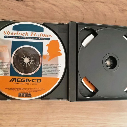 Sega Mega-CD Sherlock Holmes Consulting Detective like new