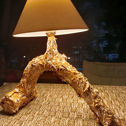 Table lamp handmade unique