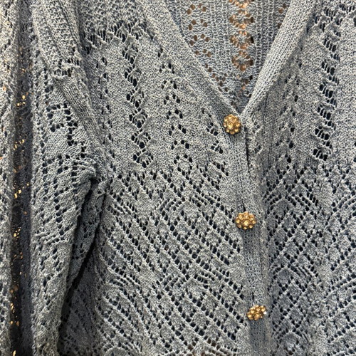 Zara knitted cardigan like new, blue, size M