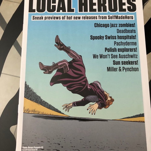 Comic Heroes Magazine #16 used with 2 postcards and 2 comics