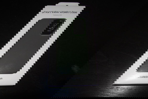 ΓΝΗΣΙΟ Samsung Smart View Wallet Πλαστικό Χακί (Galaxy S23)