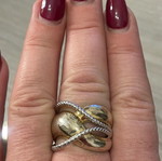 Jools 925 silver ring size 56