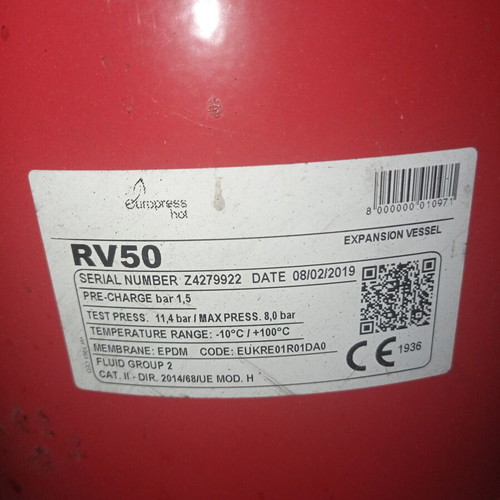 Oil boiler used with circulator and tank