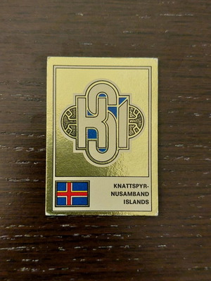 Knattspyr Nusaband Islands Panini Football Clubs 1975 like new rare sticker
