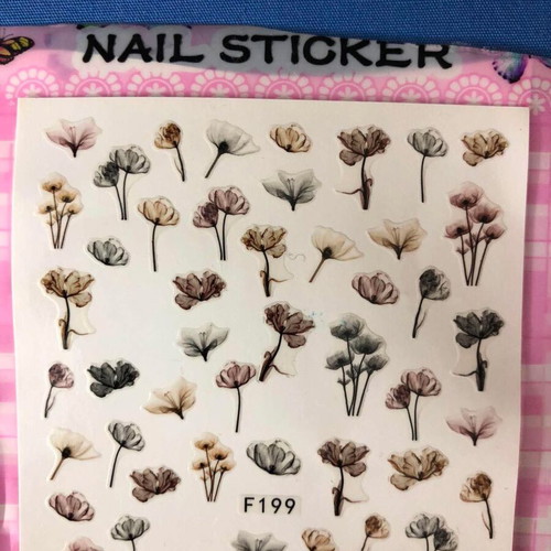 3D Nail Stickers like new