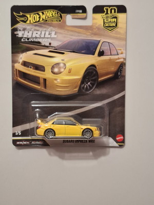 Subaru Impreza WRX Hot Wheels Premium Thrill Climbers yellow