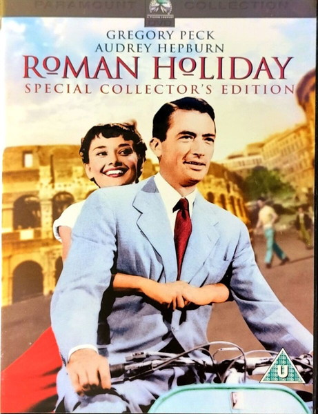 DVD ROMAN HOLIDAY COMEDY MOVIE WITH GREGORY PECK AND AUDREY HEPBURN