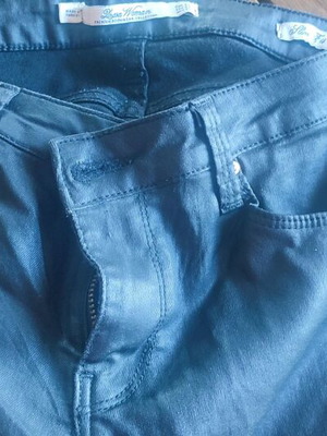 Zara slim fit pants used, black, size XS