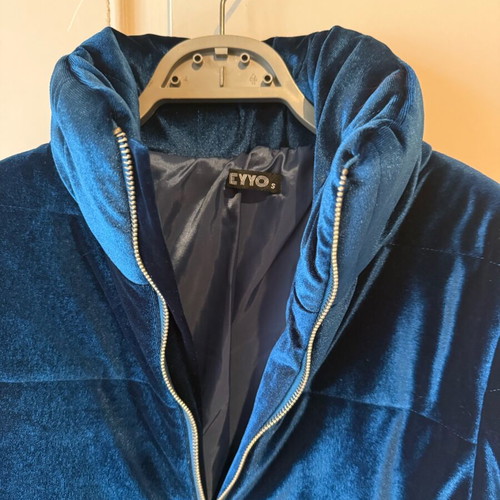 Velvet jacket like new, blue, size S